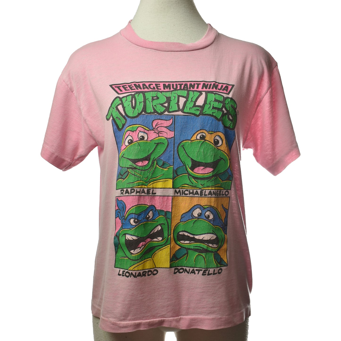 Vintage 90s Teenage Mutant Ninja Turtles TMNT Cartoon Youth Size M T-shirt